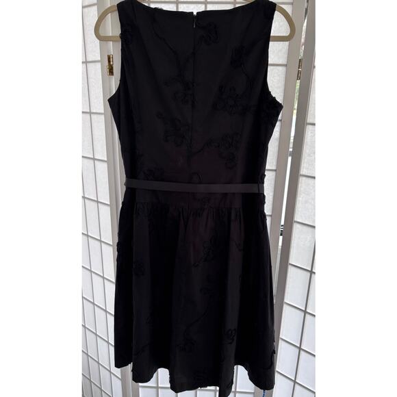 Jones‎ New York Women’s Black Ribbon Embellished Cocktail Party Dress Size 10 - Picture 3 of 9